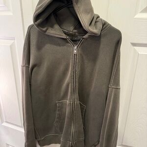 Abercrombie and Fitch Mens Essential Full Zip Hoodie
